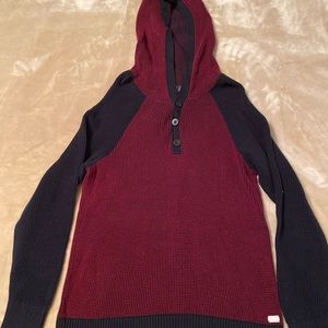 ARMANI EXCHANGE SWEATER WITH HOOD